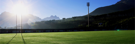 terrain de rugby en Afrique du sud